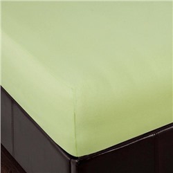 Простыня на резинке трикотажная 60х120 / Light green (салатовый)