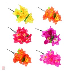 LADECOR Букет искусственных цветов двухцветных, 6 цветов