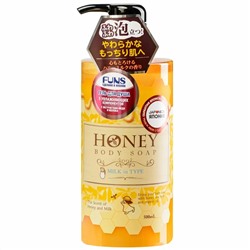 Гель для душа увлажняющий с экстрактом меда и молока Honey Milk 500 мл