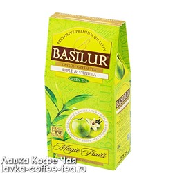 чай зелёный Basilur Волшебные фрукты Яблоко и Ваниль 100 г.