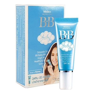 Mistine BB-крем для лица / Professional BB Baby Face, 15 мл