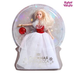 HAPPY VALLEY Кукла "Снежная принцесса" с аксессуаром, красно-белое платье 6954244
