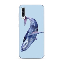 Силиконовый чехол Кашалот на Samsung Galaxy A50