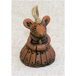 Колокольчик Мышка в платье малая, ГД 3059