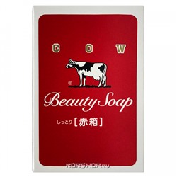 Туалетное мыло Роза Beauty Soap Cow Brand, Япония, 300 г (3шт*100гр)