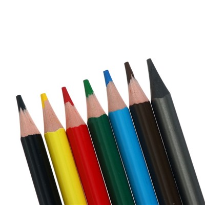 Карандаши цветные 6 цветов Berlingo «Корабли» + чернографитный карандаш