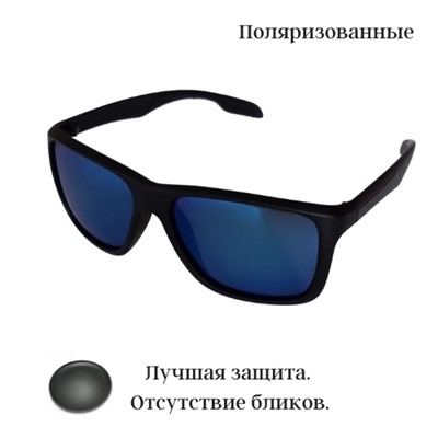Солнцезащитные мужские очки BENTLEY, поляризованные, чёрные, зеркальные, 54132-Р2009 С1, арт.354.096