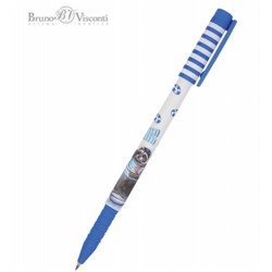 Ручка шариковая 0.5 мм "FunWrite.Енот-морячок" синяя 20-0212/72 Bruno Visconti