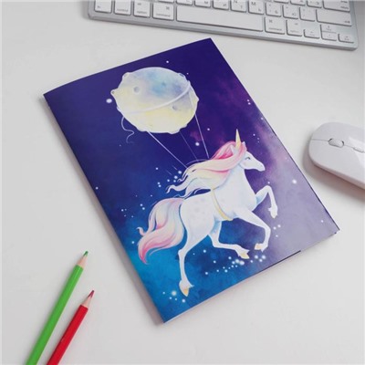 Обложка со вставками «Единороги», 22.6 × 43 см