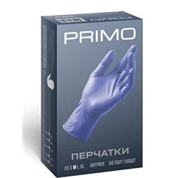 Перчатки нитриловые Primo ZHP Ice Blue Nitrile, размер L, 100 шт. (50 пар)