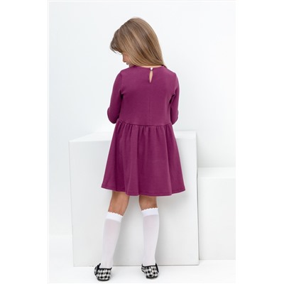 Платье для девочки Crockid КР 5778 насыщенная клюква к405
