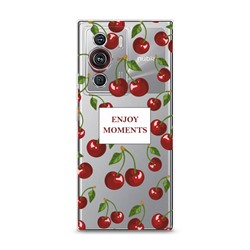 Силиконовый чехол Cherry moments на ZTE Nubia Z40 Pro