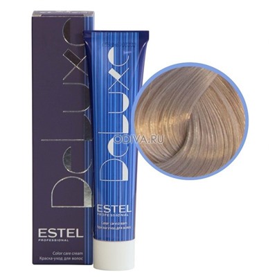 Estel, De Luxe - краска-уход (10/61светлый блондин фиолетово-пепельный ), 60 мл