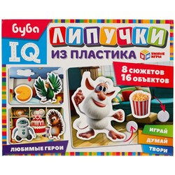 Любимые герои. IQ липучки из пластика. Буба . ТМ Умные игры