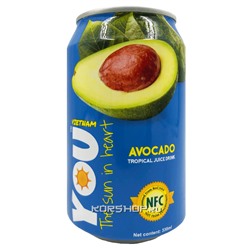 Напиток негазированный с соком авокадо You Vietnam, Вьетнам, 330 мл Акция