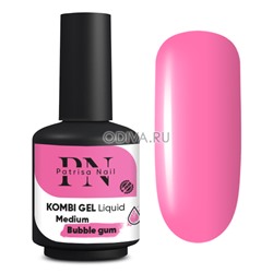 Patrisa nail, Kombi Gel Liquid Medium - комби гель (Bubble gum), 16 мл