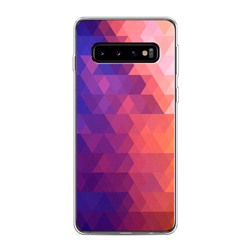 Силиконовый чехол Геометрия 17 на Samsung Galaxy S10