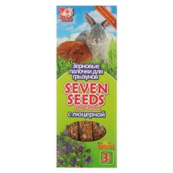 Палочки "Seven Seeds" для грызунов, люцерна, 3 шт, 90 г