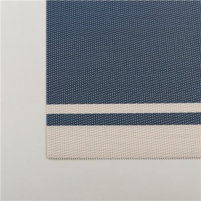 Салфетка сервировочная на стол «Дорога», 45×30 см, цвет синий