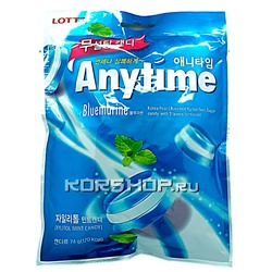 Леденцы Ксилитол Энитайм Блюмарин (Xylitol Anytime) Lotte 74 г Акция