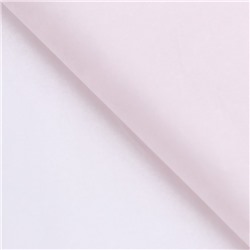 Бумага упаковочная тишью, светло-розовая, 50 х 66 см