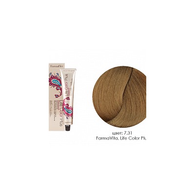 FarmaVita, Life Color Plus - крем-краска для волос (7.31 светлый табак)