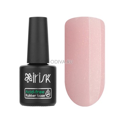 Irisk, Acid-free Rubber Base - база каучуковая бескислотная (04 Shimmer Pink), 10мл