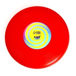 Летающая тарелка «Фрисби» 23 см, цвет красный 7870295