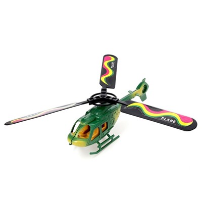 Вертушка для детей «Вертолёт. Разведчик», с запуском, цвета МИКС
