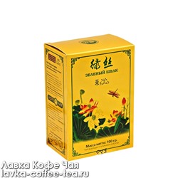 чай Ча Бао "Зелёный шёлк" картон 100 г.