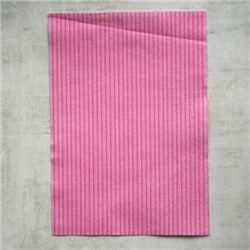 Фетр мягкий с рисунком, цвет розовый, размер 20х30 см, толщина 1 мм , 1 шт.