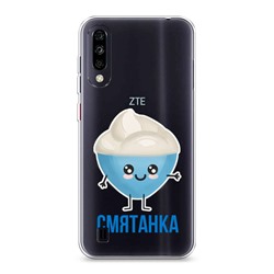 Силиконовый чехол Смятанка на ZTE Blade A7 (2020)