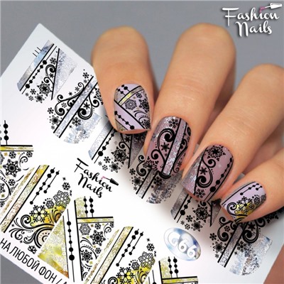 Fashion Nails, Слайдер-дизайн G66