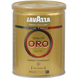 LAVAZZA. ORO (молотый) 250 гр. жест.банка