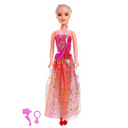 Кукла-модель "Синтия" в платье с длинными волосами, МИКС 7314009
