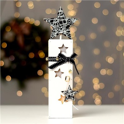 Новогодний декор с подсветкой «Звезда» 6 × 5,5 × 26 см