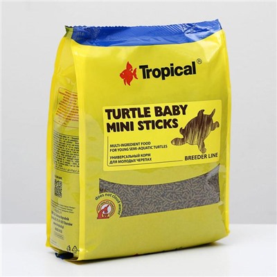 Корм для черепах Turtle Baby Mini Sticks в виде плавающих палочек, 1 кг