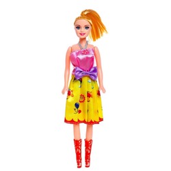 Кукла-модель «Даша» в платье, МИКС 5068596