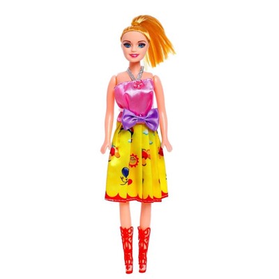 Кукла-модель «Даша» в платье, МИКС 5068596