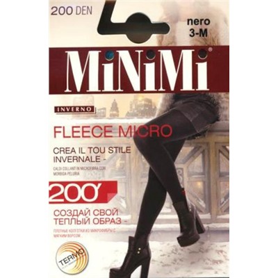 Колготки теплые, Minimi, Fleece Micro 200 оптом