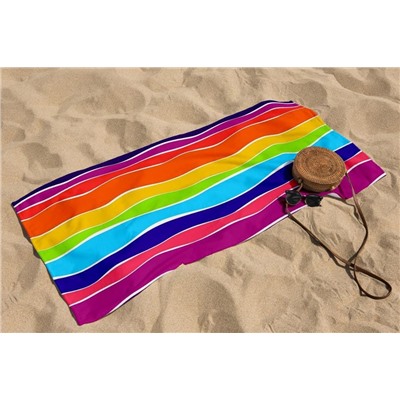 Полотенце вафельное пляжное - банное 75х150 см №57 Спектр