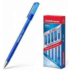 Ручка гелевая G-ICE 0.5мм синяя, игольч. наконечник 39003 ErichKrause