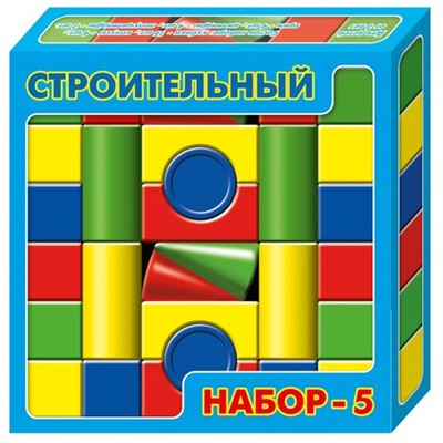 Выдувка. Строительный набор-5, 30 эл (кор.)