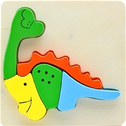 Пазлы на планшете Динозаврик