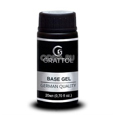 Grattol, Rubber Base Gel NO HEMA - база каучуковая, 20 мл