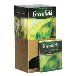 Чай зеленый Гринфилд Green Melissa в пакетиках 25 шт.
