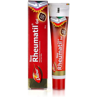 Ревматил Гель (Rheumatil gel Dabur), для мышц и суставов, 30 гр