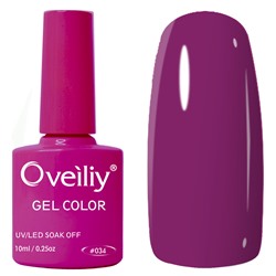 Oveiliy, Gel Color #034, 10ml