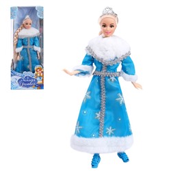 Кукла-снегурочка шарнирная «Зимняя царевна» 4240004