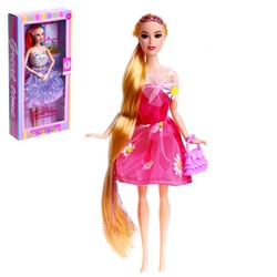 Кукла модель шарнирная «Кира» в платье, с аксессуарами, МИКС 7023865
